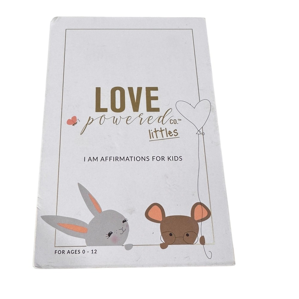 Love Powered Co Littles I Am Affirmation Cards for Kids Ages 0-12 Mindfulness